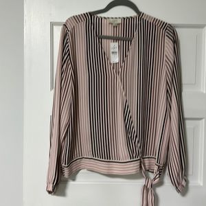 New with rags Loft polyester blouse